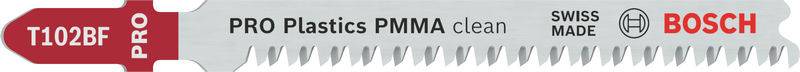 Bosch Accessories 2608655102 Pro Plastics Pmma Clean T102BF Decoupeerzaagblad, 92 mm, 2-delig 2 Stuk(s)