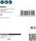 Etiketa obalu produktu Bosch s čiarovými kódmi, QR kódom a textom: 'Robert Bosch Power Tools GmbH, 70538 Stuttgart, Vyrobené vo Veľkej Británii'.