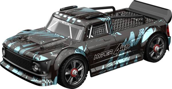 MJX Hyper GO čierna bezkefkový 1:14 RC model auta elektrický rally 4WD (4x4) RtR 2,4 GHz vr. akumulátorov a kábla na nabíjanie, so svetelným efektom