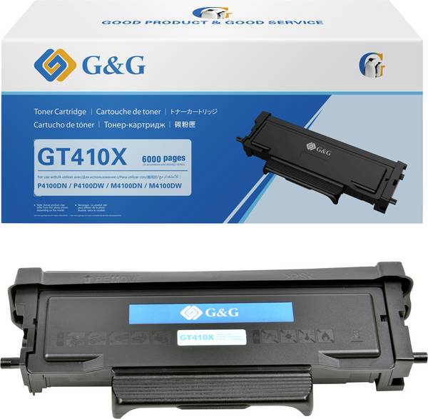 G&G GT410X toner  originál  čierna Maximálny rozsah stárnek 6000 Seiten