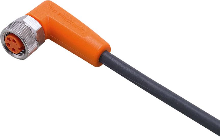 ifm Electronic EVC154 Cavo di collegamento Presa angolata 5 m Numero di poli: 4 1 pz.