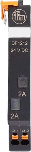 Čierny spínač s vygravírovaným symbolom zapnutia/vypnutia.