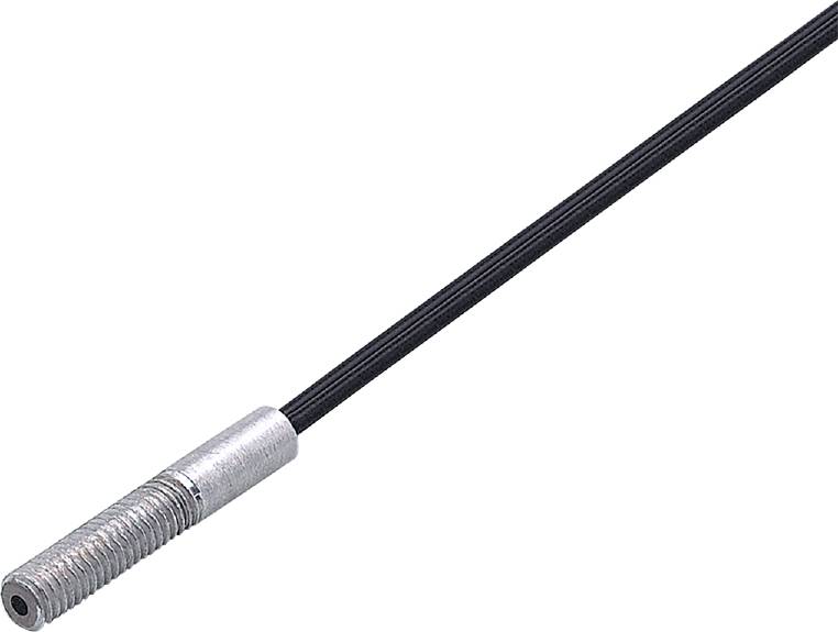 Kovový drôt so špirálovitým koncom a hladkým hrotom, symbol flexibility a elektrickej vodivosti.