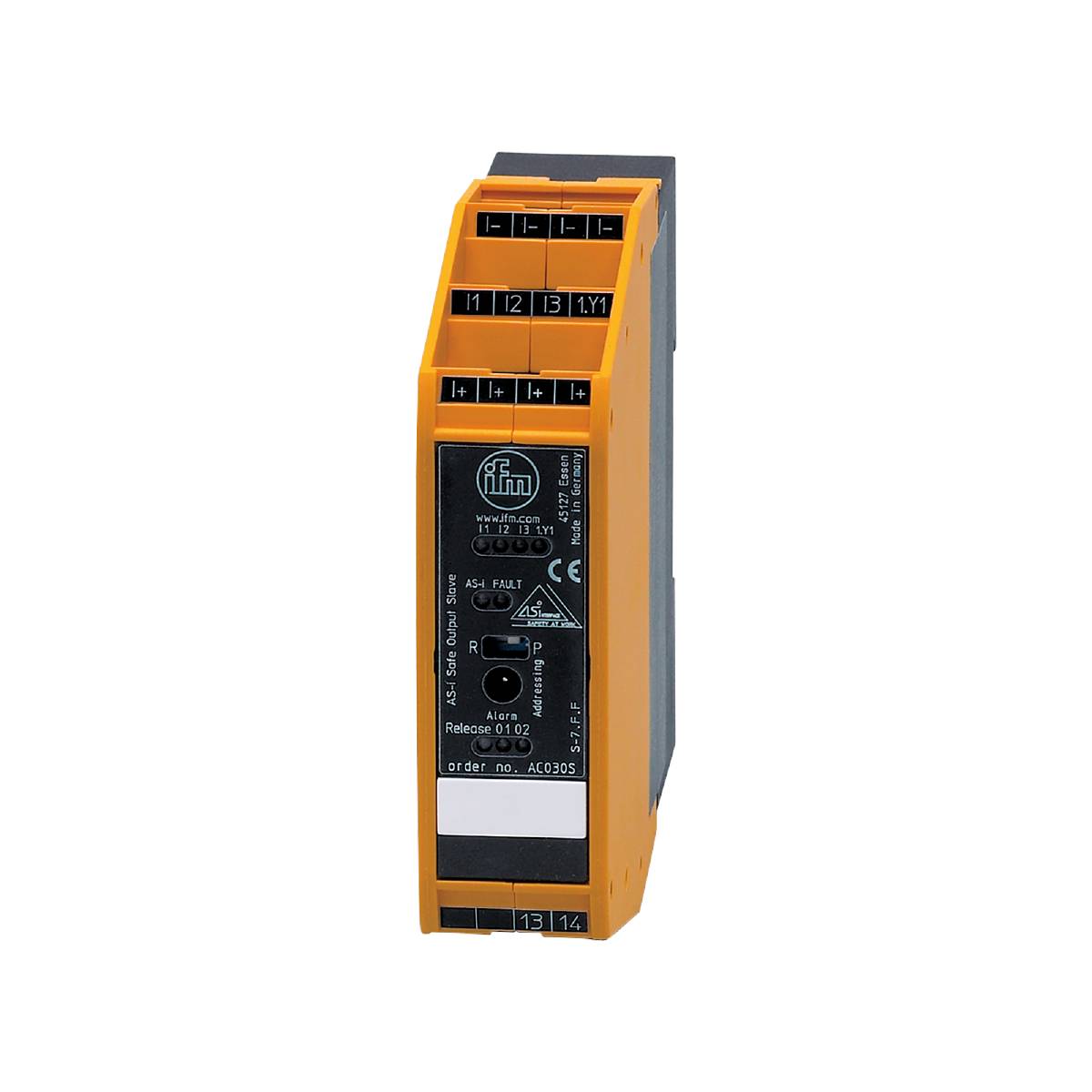 ifm Electronic AC030S výstupný modul zástrčka COMBICON Počet reléových výstupov: 1