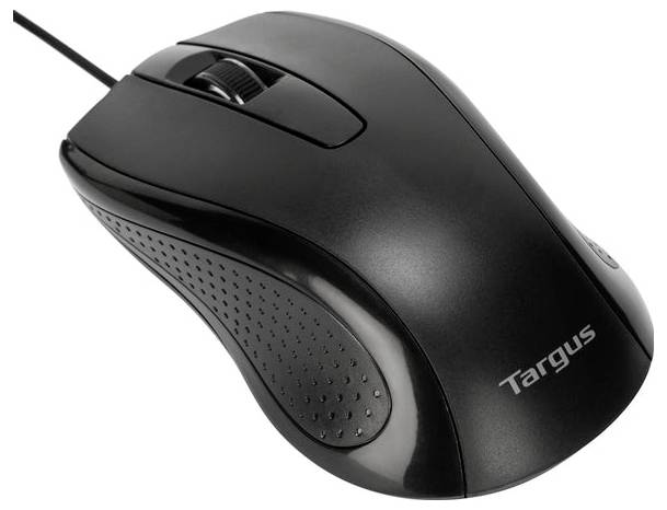 Targus AMU81AMGL Mouse Ottico Nero 3 Tasti