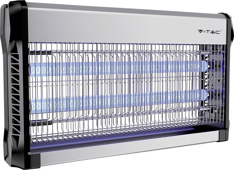 V-TAC VT-3230 11181 likvidátor hmyzu 30 W (Ø x v) 502 mm x 93.5 mm hliník, čierna 1 ks