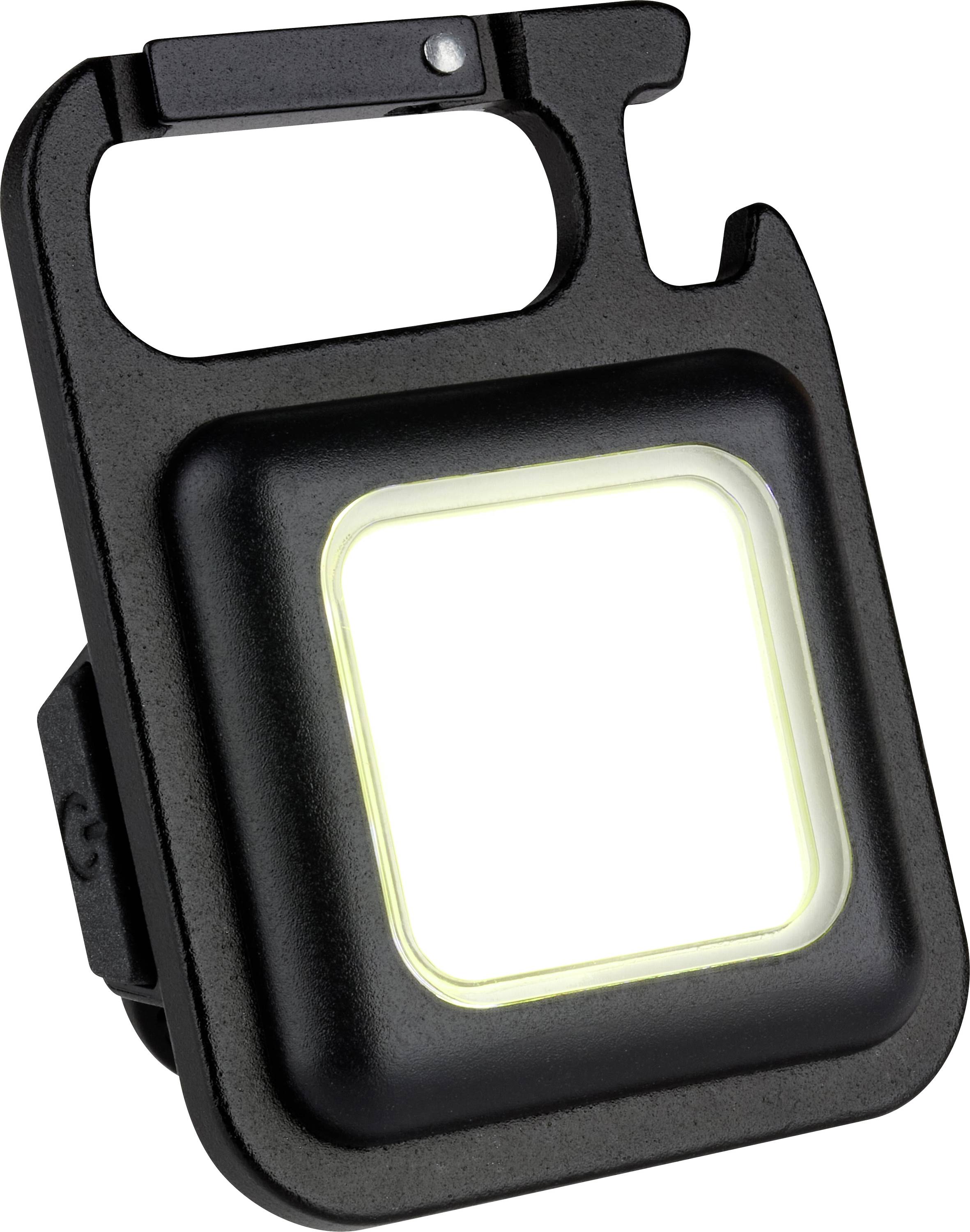 TFA Dostmann 43.2040.01 COB Mini Arbeitsleuchte LED (monocolore) Lampada da lavoro, Luce da campeggio, Mini torcia portachiavi, Mini torcia elettrica 