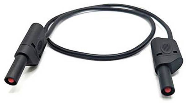 Mueller Electric 22.421-1M-0 merací kábel [banánikova zástrčka 4 mm - banánikova zástrčka 4 mm] 1 m čierna 1 ks