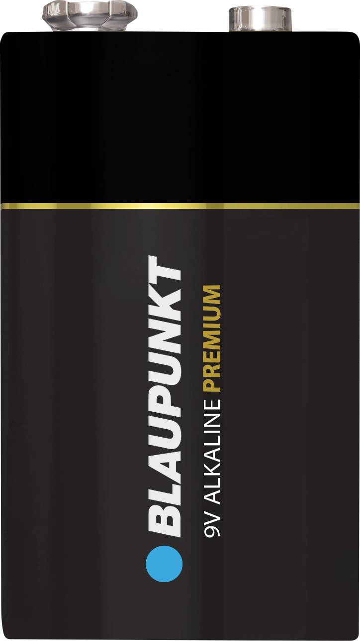 Blaupunkt 9V batterij (blok) Alkaline 9 V 1 stuk(s) afbeelding