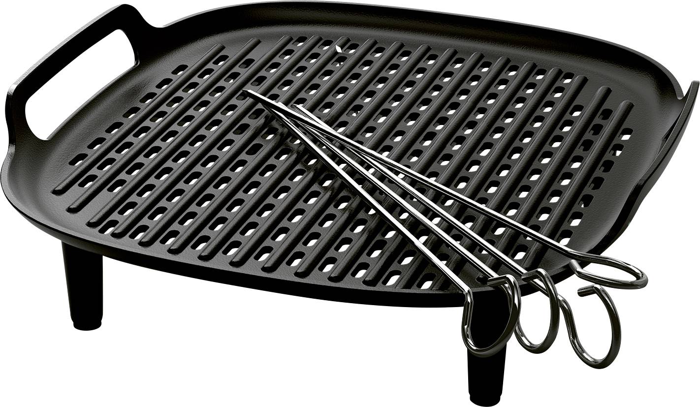 Philips Home HD9926/00 Kit grill Nero, Metallo