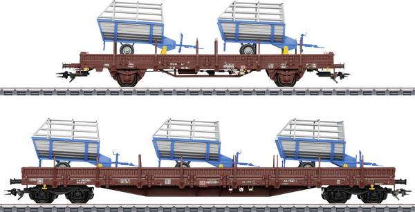 Märklin 46407 H0 Súprava 2 stávkových vozidiel Ks447 od DB AG, MHI