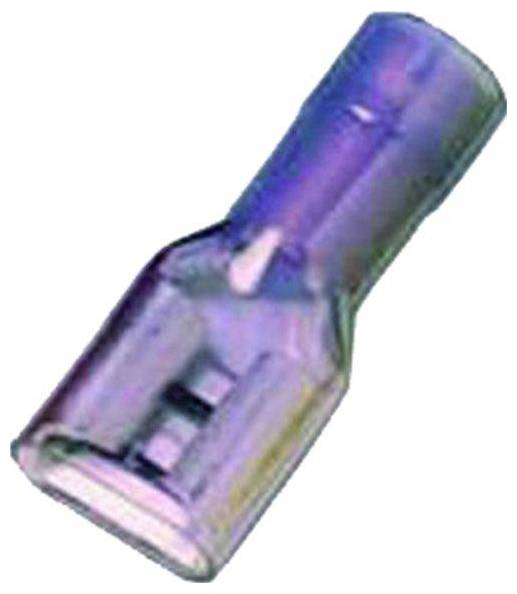 Intercable 180897 faston zásuvka Šírka zástrčky: 6.30 mm Hrúbka konektora: 0.80 mm úplne izolované modrá 1 ks-0