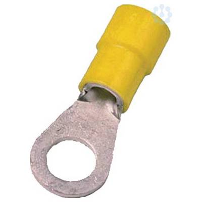 Intercable 180929 guľaté káblové oko Prierez=6.00 mm² čiastočne izolované žltá 1 ks Piece-0