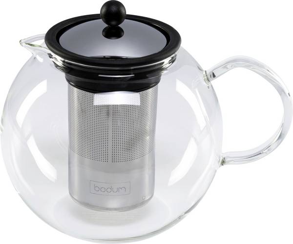 bodum ASSAM F/INOX 0.5 Liter elektrická čajová kanvica priehľadná, čierna