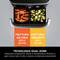 Vzduchové fritovanie: 200°C, 28 min - Pečenie: 180°C, 18 min - Technológia duálnej zóny: Výber rôznych programov a teplôt.