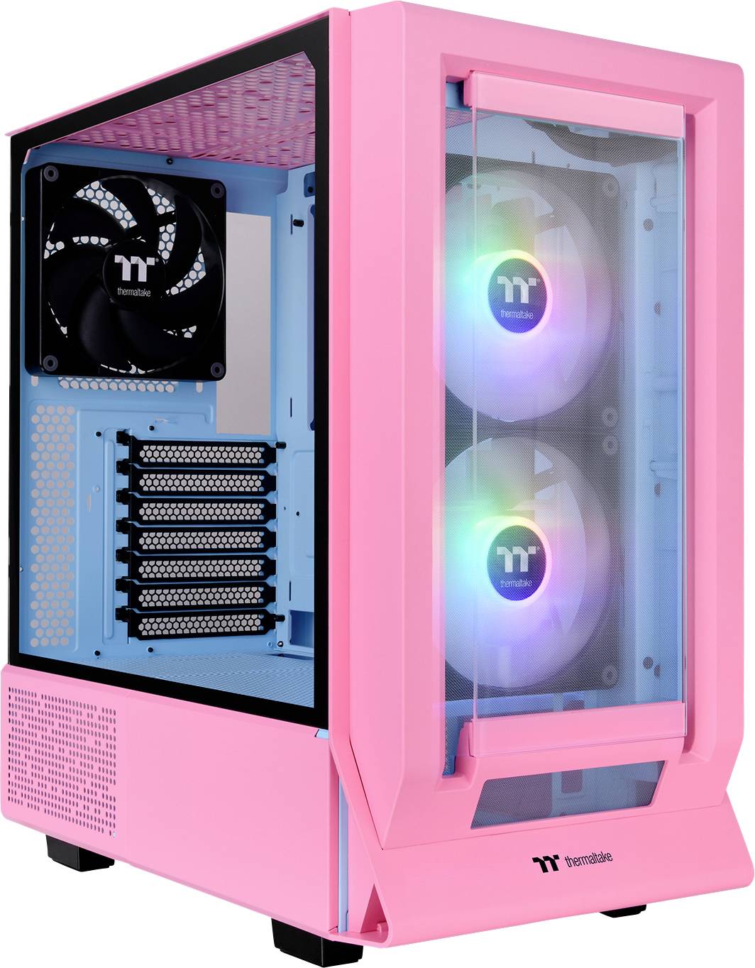 Thermaltake Ceres 350 MX Bubble Pink Midi-Tower PC Case Rosa