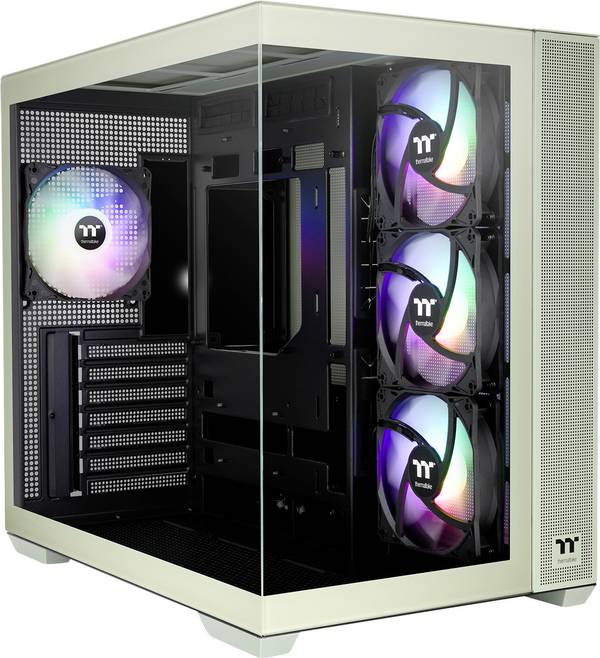Thermaltake View 380 TG ARGB Matcha Green midi tower PC skrinka zelená