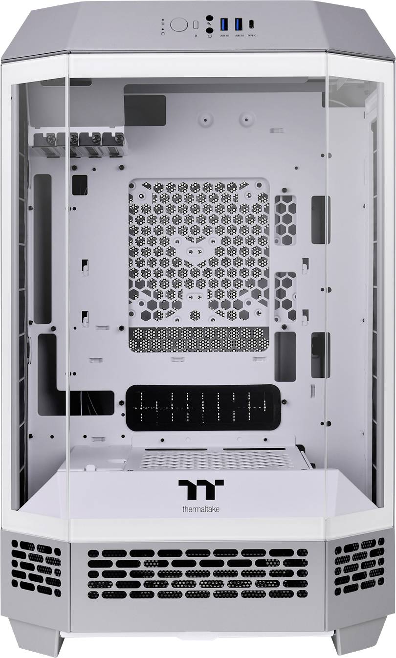 Thermaltake The Tower 300 Limestone Micro-Tower PC Case Bianco/calce