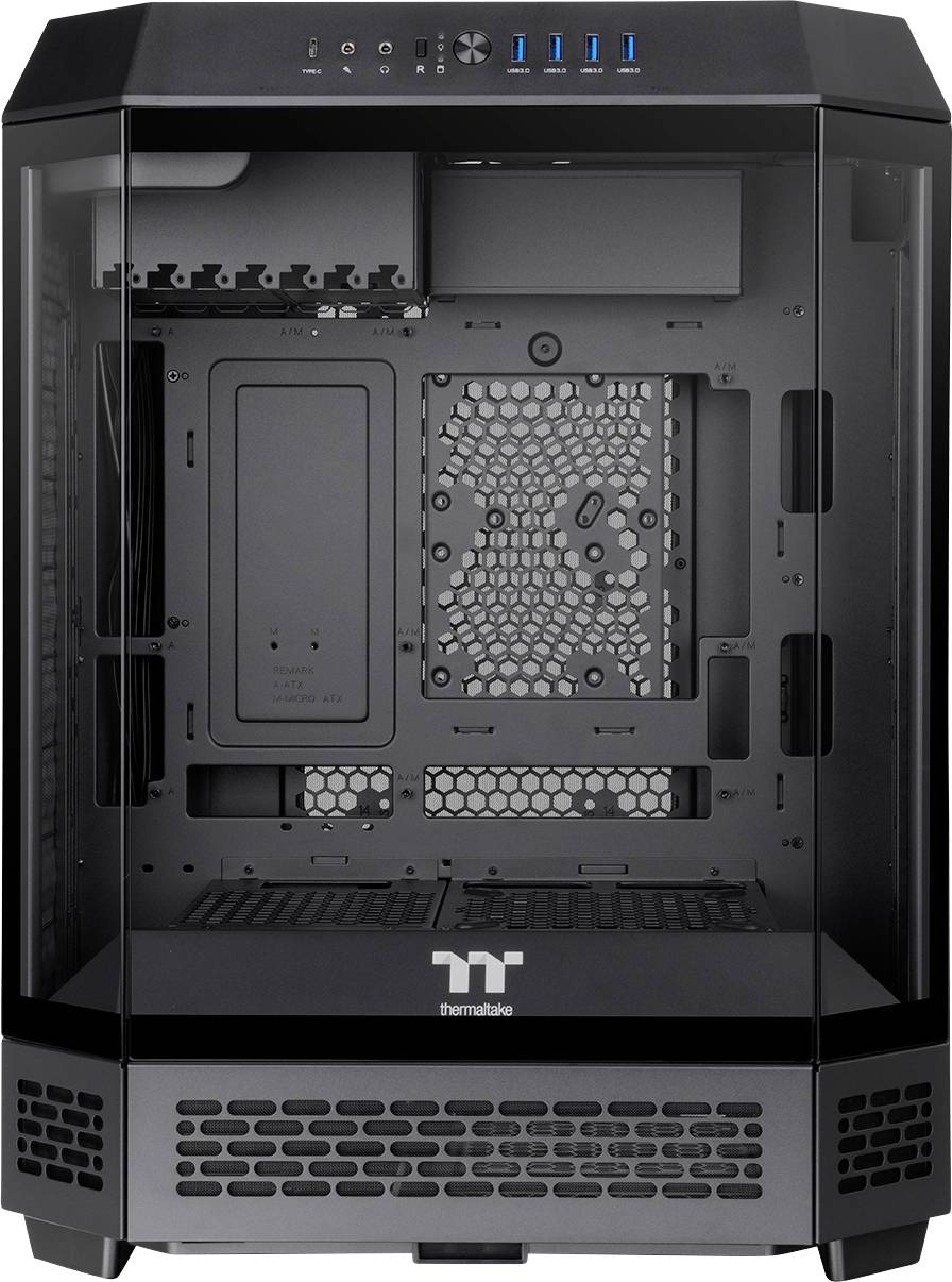 Thermaltake The Tower 600 Black Midi-Tower PC Case Nero