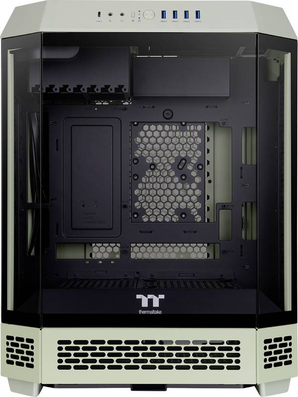Thermaltake The Tower 600 Matcha Green midi tower PC skrinka zelená