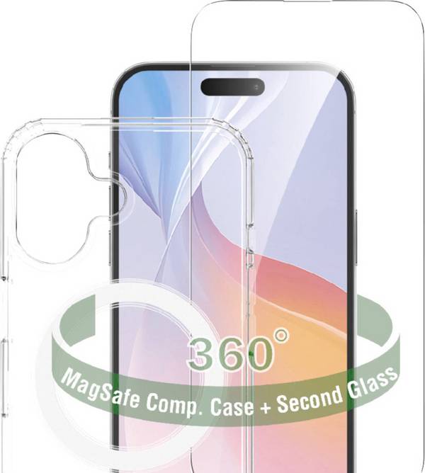 4Smarts 360° Premium Protection Set zadný kryt na mobil Apple iPhone 16 priehľadná