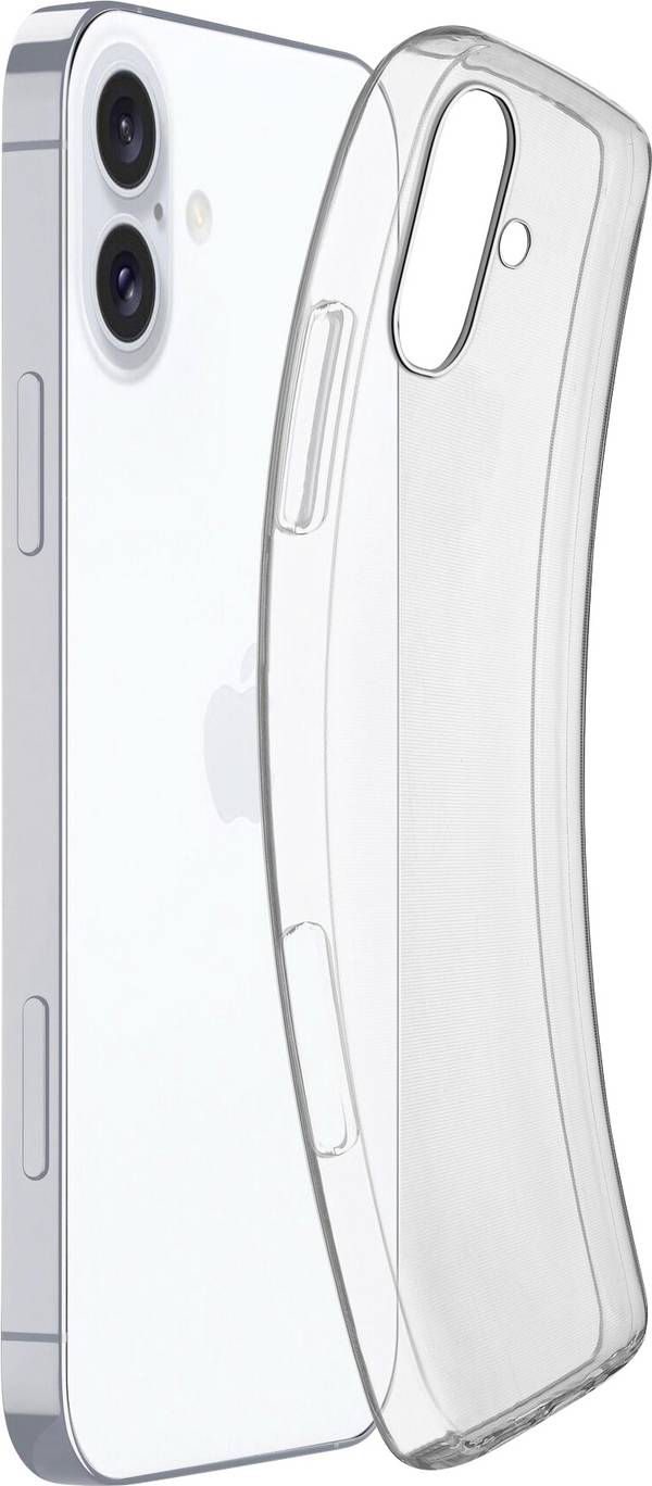 Cellularline Fine Case zadný kryt na mobil Apple iPhone 16 priehľadná