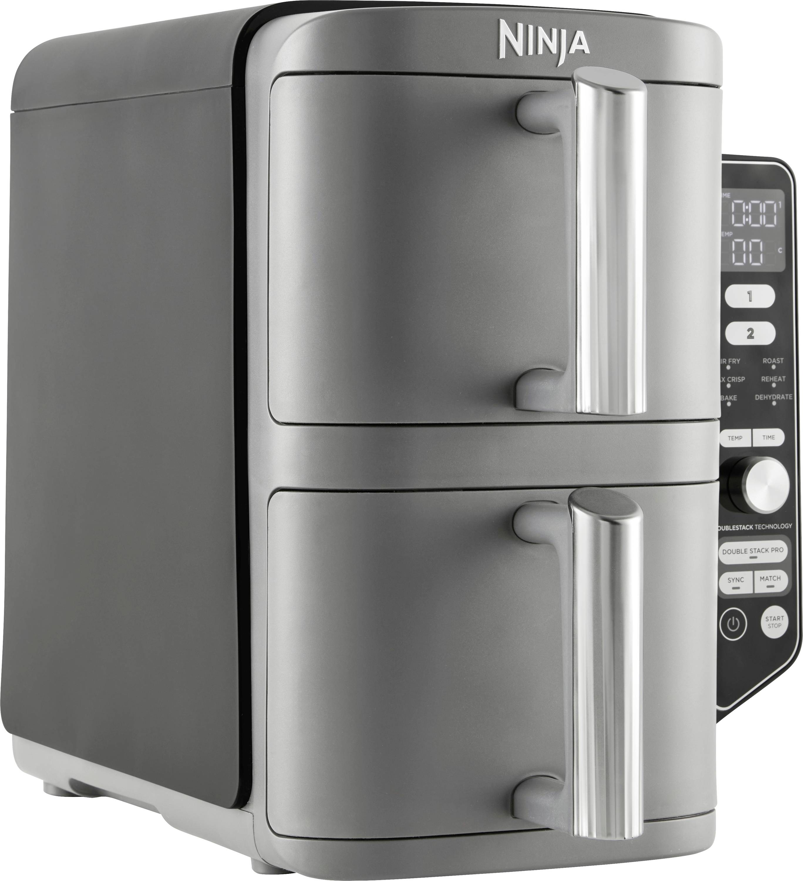 Ninja Double Stack XL 2 Friggitrice ad aria calda 9.5 l 2470 W Nero