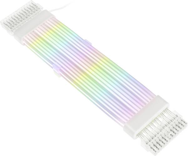 Kolink UR-24PIN-ARGB napájací prepojovací kábel  biela, priehľadná 24 cm