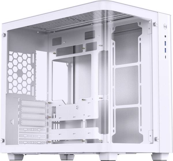 Jonsbo TK-3 midi tower PC skrinka biela