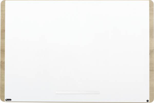 Rocada biela popisovacia tabuľa NAT6421 (š x v) 150 cm x 100 cm Signálna biela (RAL 9003) plastový vr. odkladacie misky, formát na šírku alebo na výšku
