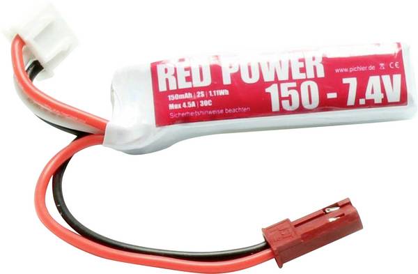 Red Power 17031 akupack Li-Pol, 7.4 V, 150 mAh, SoftCase, JST