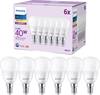 Philips LED 9290035465 LED En.trieda 2021 F (A - G) E14 klasická žiarovka 4.9 W = 40 W teplá biela (Ø x v) 35 mm x 106 mm 6 ks