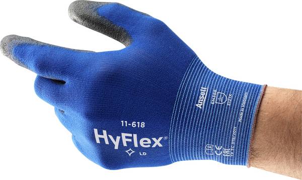 Ansell HyFlex 11618R100-1P polyuretán pracovné rukavice Veľkosť rukavíc: 10   1 pár
