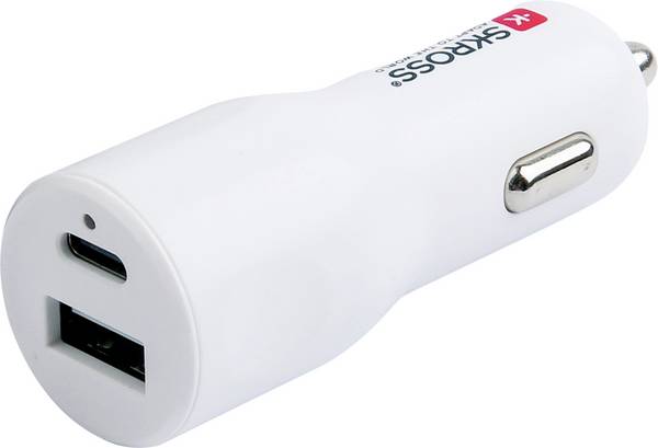 Skross Dvojitá nabíjačka do auta 20W PD Prúdová zaťažiteľnosť (max.)=3.00 A