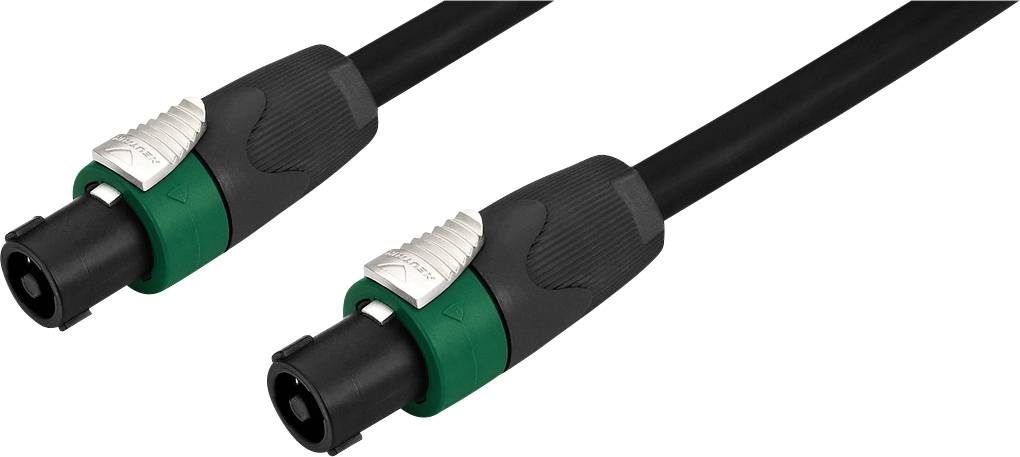 Monacor reproduktor kábel 4 x 2.5 mm² 5 m čierna-0
