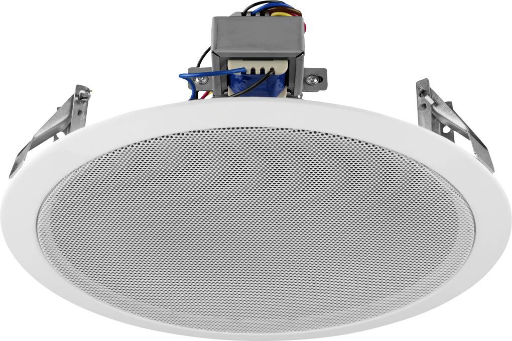 Monacor EDL-18 PA-plafondluidspreker 100 V Wit 1 stuk(s)