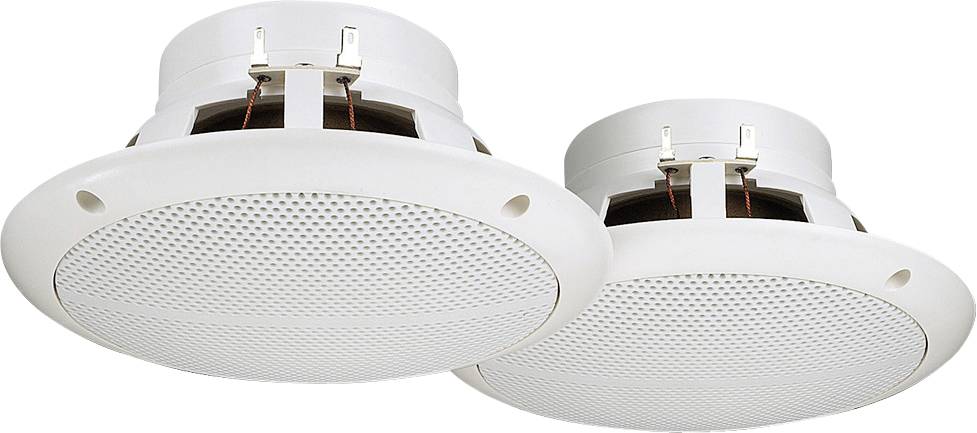 Monacor SPE-265/WS Altoparlante da incasso 60 W 8 Ω Bianco 1 Paio/a