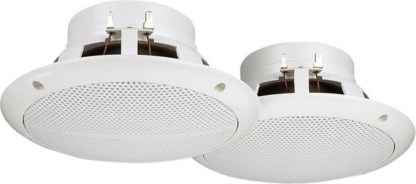 Monacor SPE-265/WS zabudovateľný reproduktor 60 W 8 Ω biela 1 pár