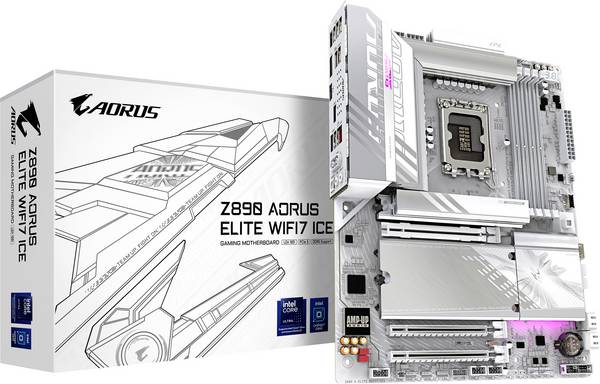 Gigabyte Z890M A ELITE WF7 ICE Základná doska Socket Intel® 1851 Tvarový faktor ATX Čipová sada základnej dosky Intel® Z890