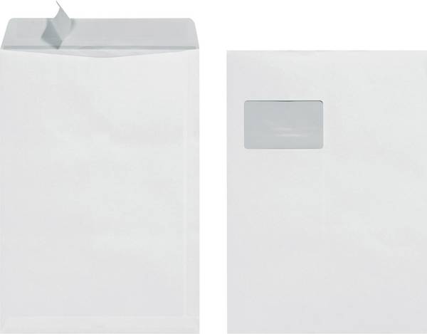 Herlitz 10837557 10837557 kartónová obálka (š x v) 229 mm x 324 mm biela Použitie pre formát papiera=DIN C4  25 ks