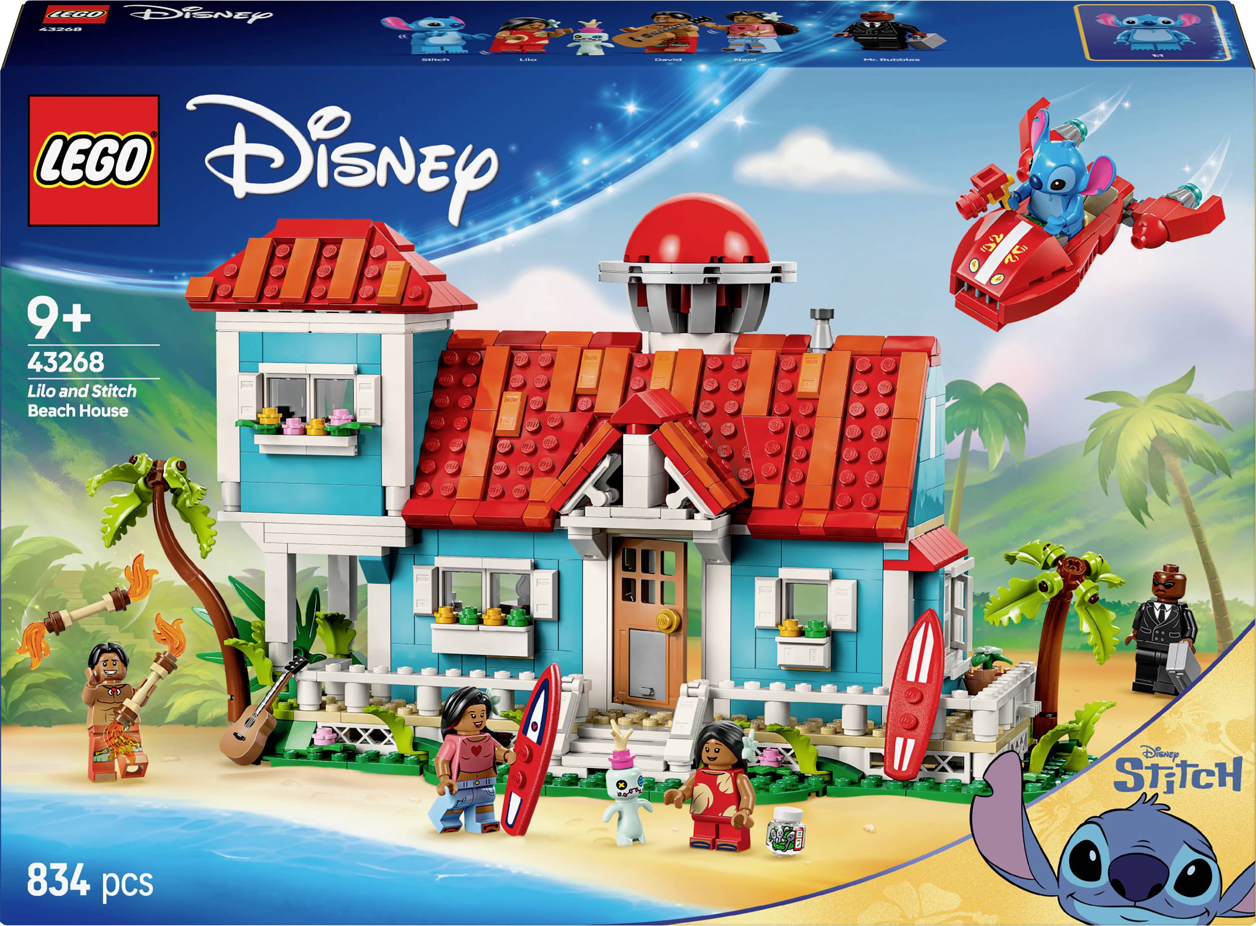 LEGO Disney Classic Strandhuset til Lilo og Stitch 43268 4