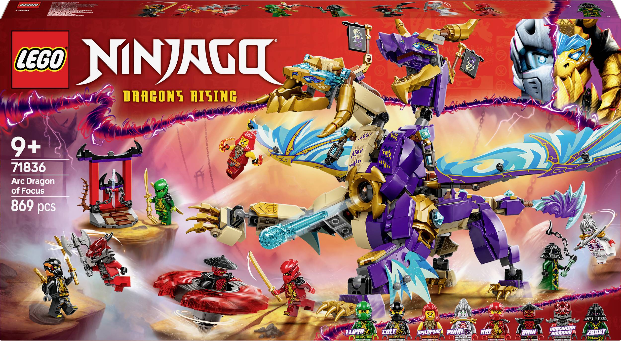 Lego 71836 Arc Dragon of Focus, New 6