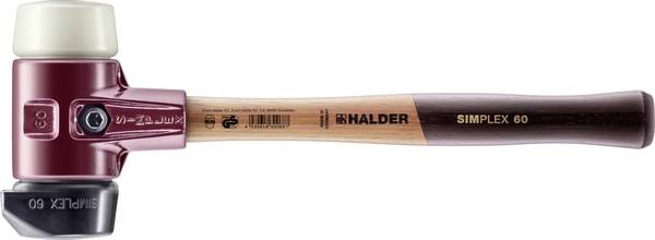 Halder SIMPLEX 3028.260 palička s ergonomickou rukoväťou, tvrdé, stredne tvrdé 1550 g 405 mm