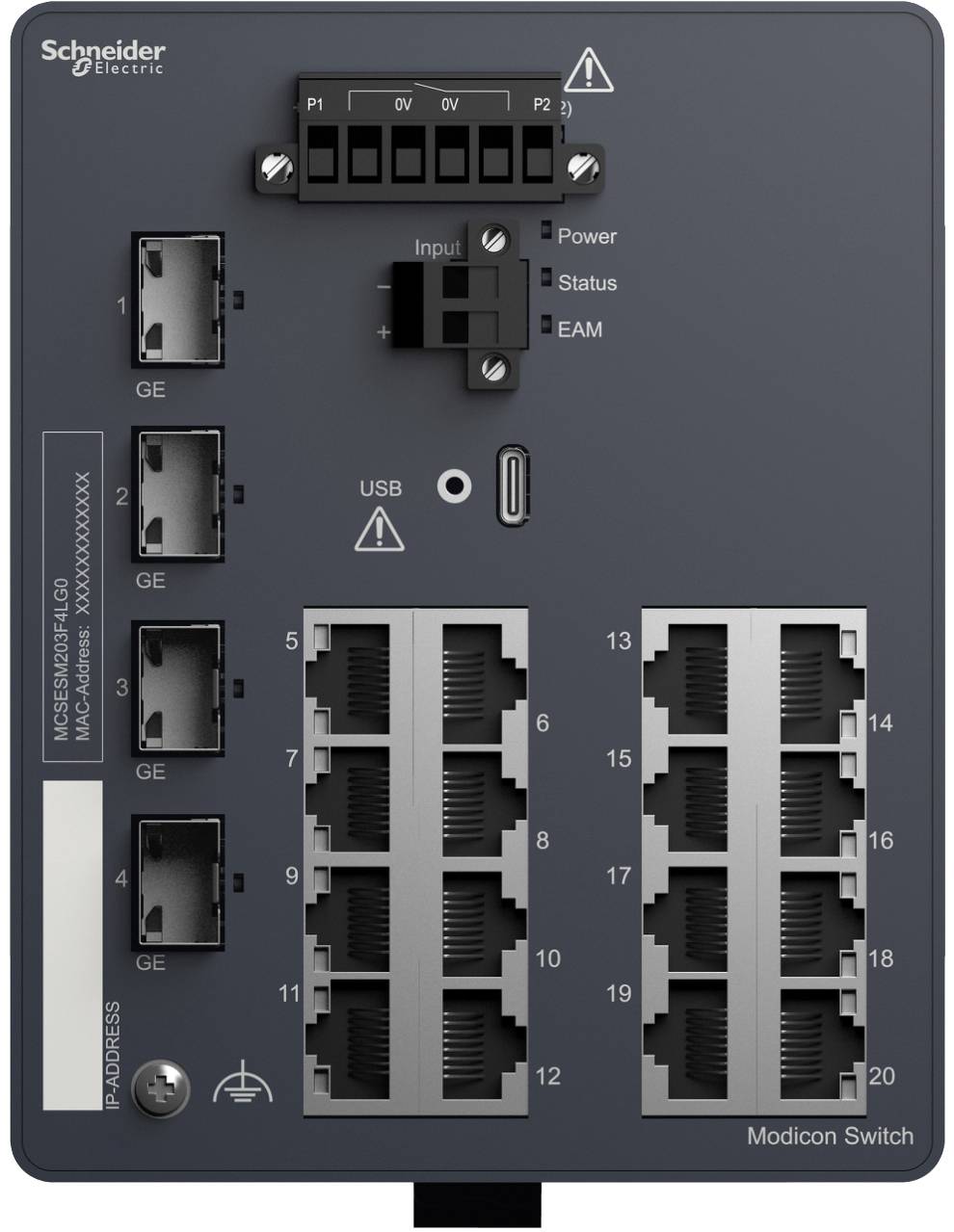 Schneider Electric sieťový switch-3