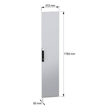 Schneider Electric NSYSFND184 N/A s dvoma zubami (š x v) 400 mm x 1800 mm ocel 1 ks-2