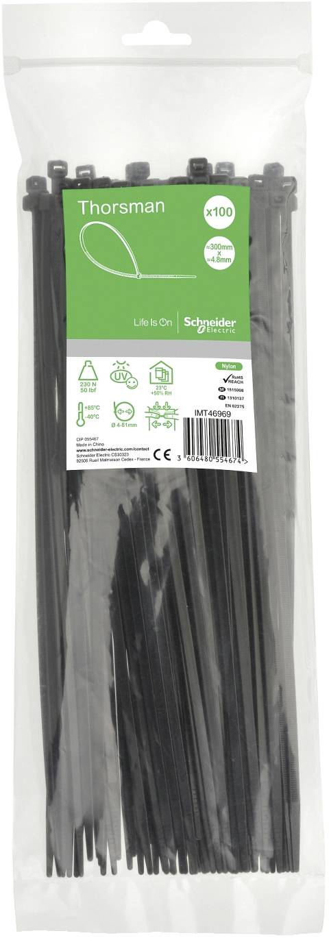 Schneider Electric IMT46420, sťahovacie pásky, 100 ks-3