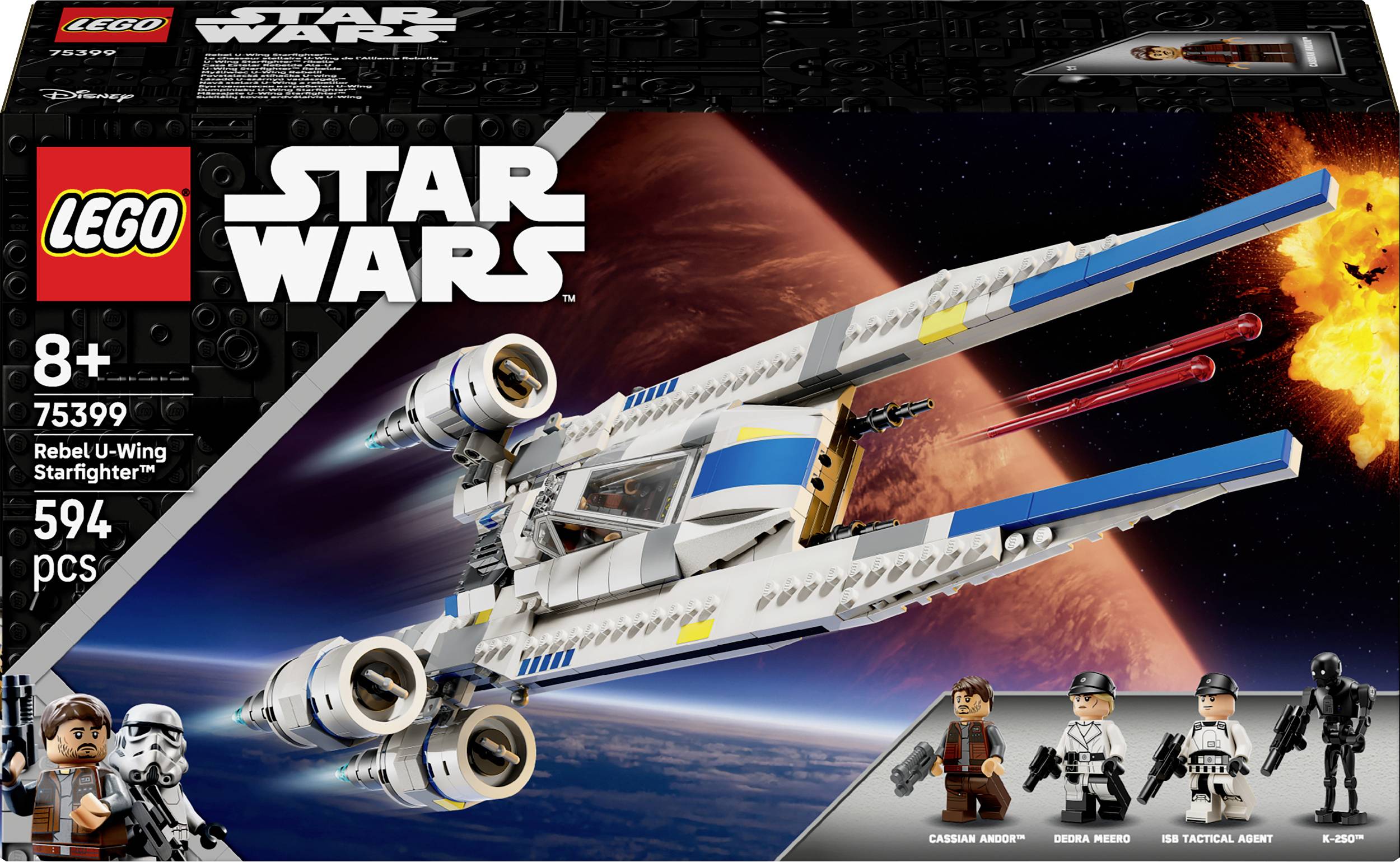 Lego Star Wars Opprørernes U-Wing Starfighter 75407 3