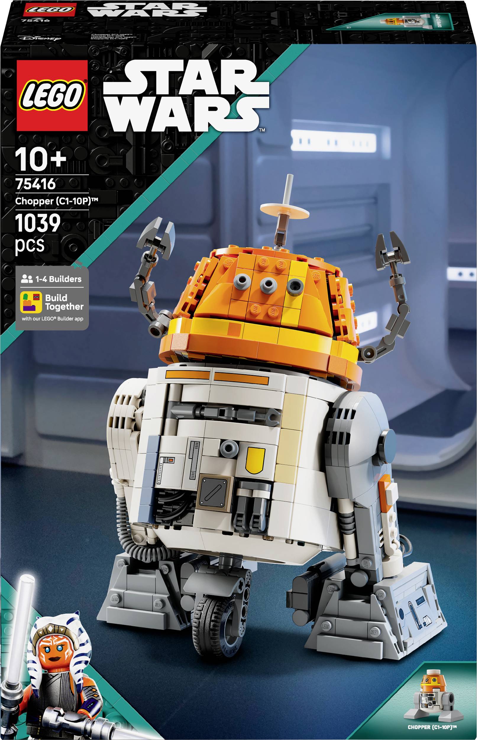 Lego Star Wars Ahsoka Chopper (C1-10P) Astromech Droid 75416, New 3
