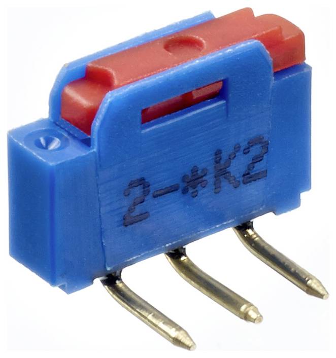APEM NK236W NK Series Interruttore a slitta 12 V/DC 1 mA 1 x On / (On) 1 pz.