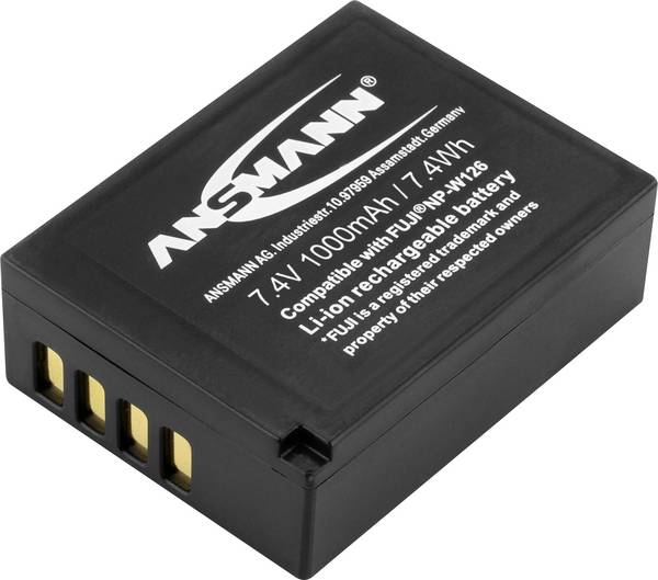 Ansmann  akumulátor do kamery Náhrada za orig. akumulátor NP-W126 7.4 V 1000 mAh